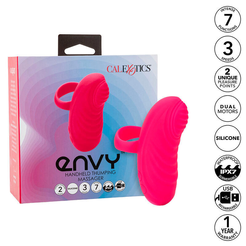 Vibrador de Bola Rolante Envy com 7 Vibrações Rosa