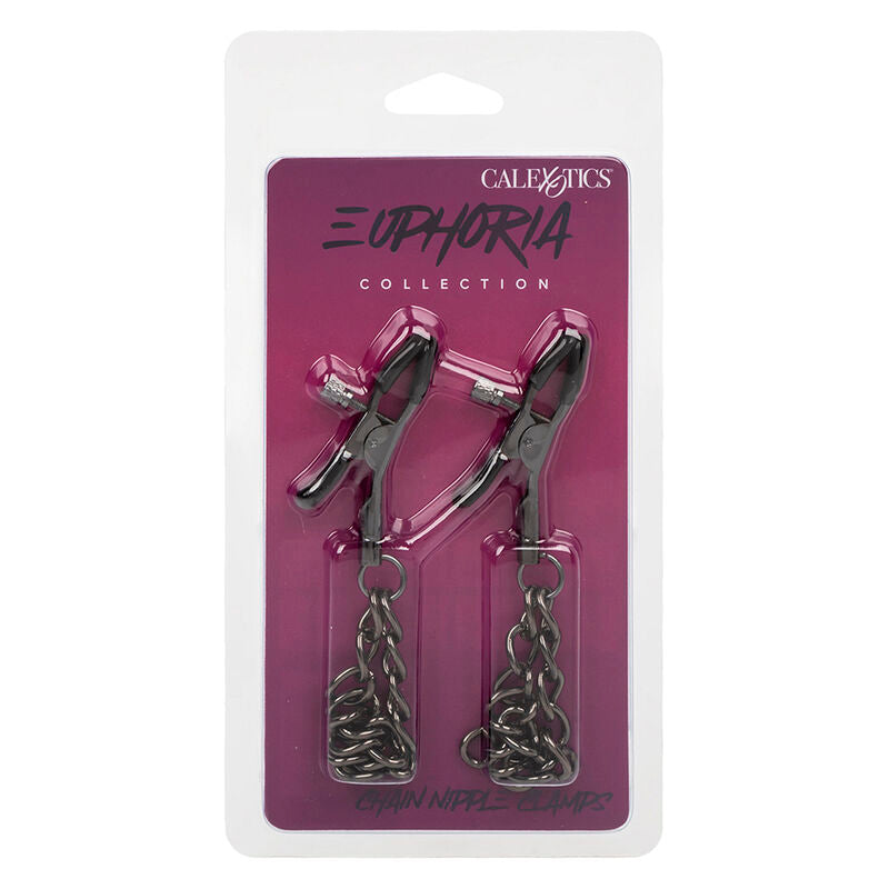 Grampos de Mamilos com Corrente Euphoria 14,5 cm