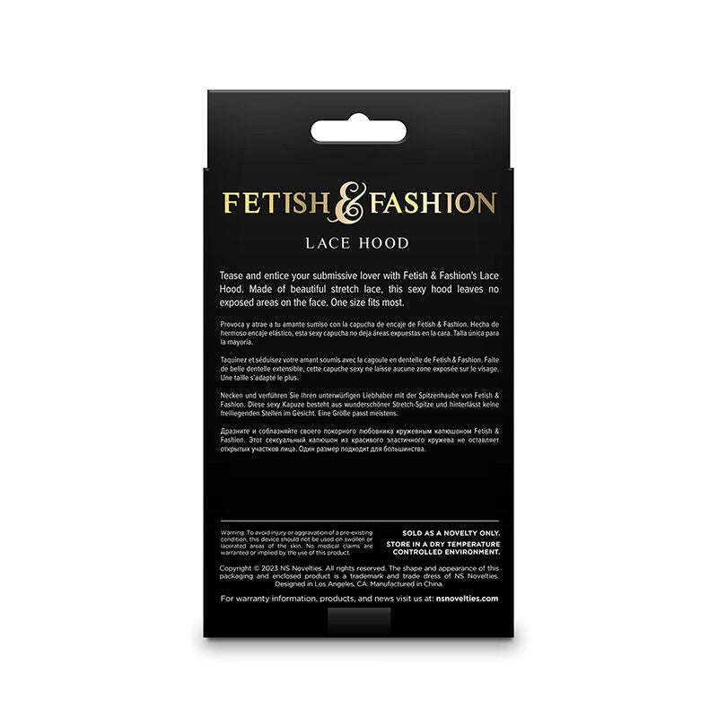 Capuz de Renda Preto