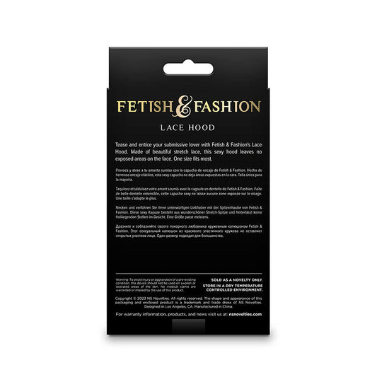 Capuz de Renda Preto