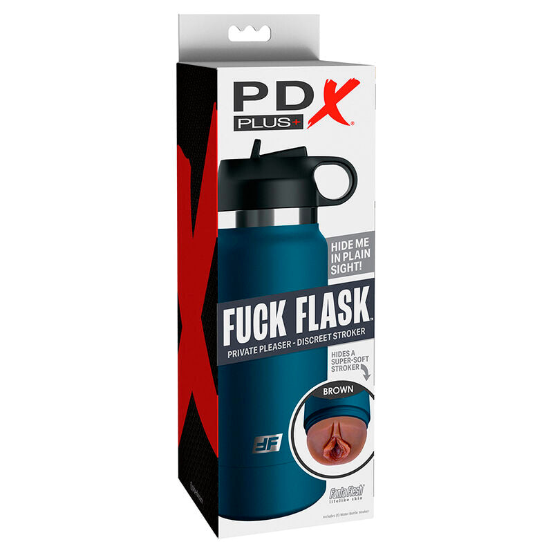 Masturbador Masculino Fuck Flask Vagine Discret Stroker Marrom Modelo 1
