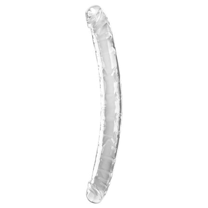 Dildo Duplo Double Trouble 46 cm Transparente