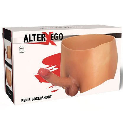 HIDDEN DESIRE - ALTER EGO BOXERSHOT COM PÊNIS 18 CM TAMANHO S/M