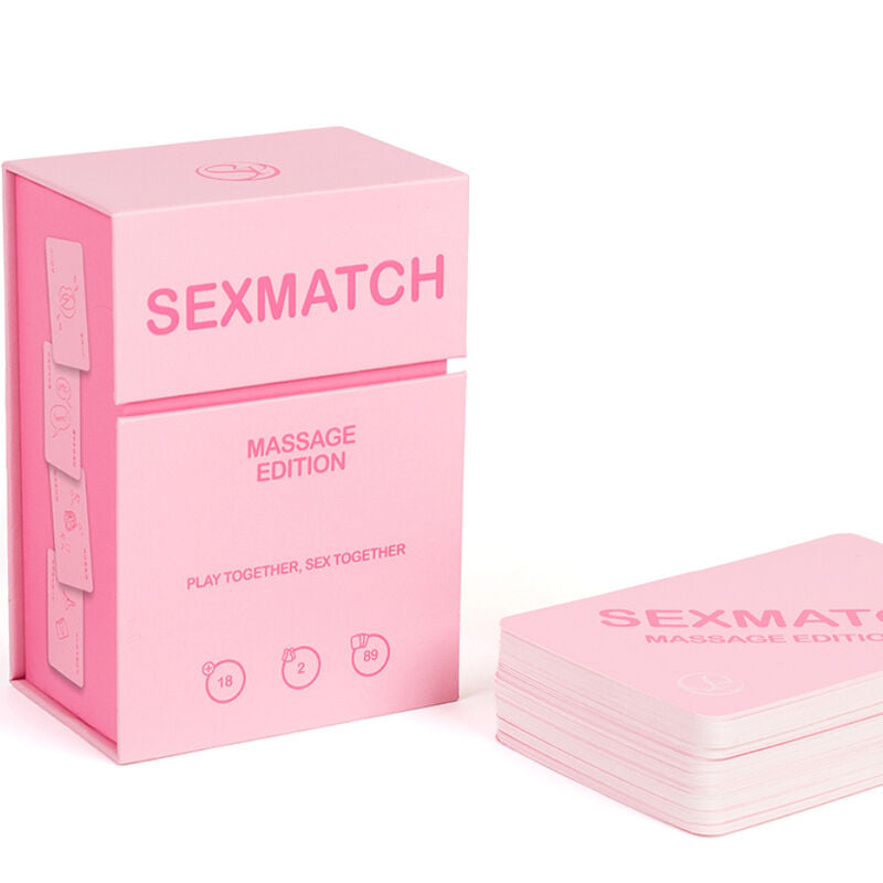 SECRETPLAY Jogo de Cartas Sexmatch Massagem Edição para Casais