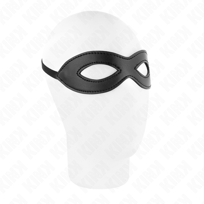 KINK Máscara de Olhos BDSM com Mini Rebites Modelo 2 20,5x5,5CM para jogos de dominação e submissão.