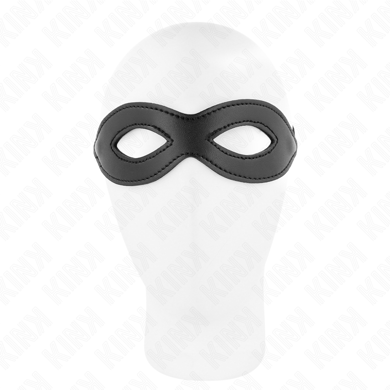 KINK Máscara de Olhos BDSM com Mini Rebites Modelo 2 20,5x5,5CM para jogos de dominação e submissão.