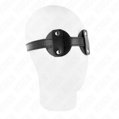 Venda Redonda Ajustável KINK de 5,9 cm para BDSM, focando na textura e nos detalhes de ajuste.