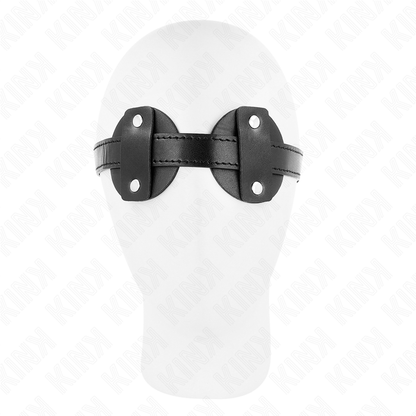 Venda Redonda Ajustável KINK de 5,9 cm para BDSM, focando na textura e nos detalhes de ajuste.