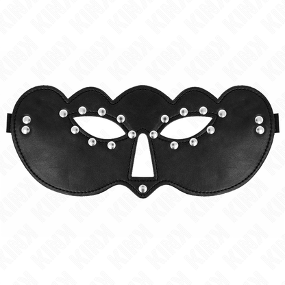 Close-up of the KINK Máscara de Olhos de Festa Modelo 1 showing its design and texture.