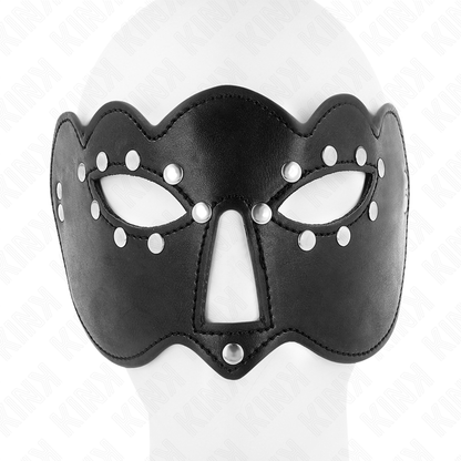 Close-up of the KINK Máscara de Olhos de Festa Modelo 1 showing its design and texture.