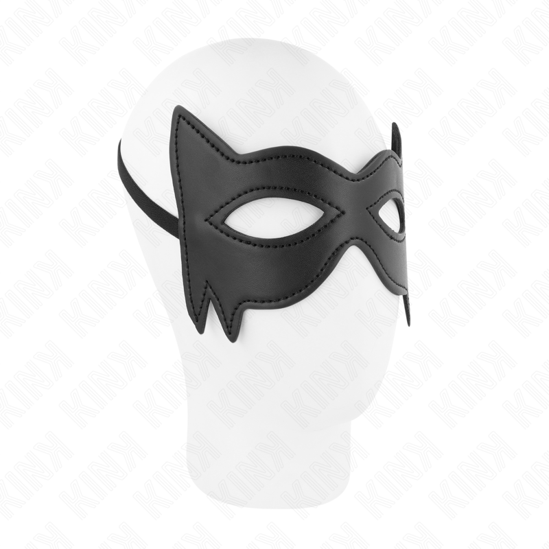 Máscara Facial de Gato BDSM KINK para role-playing e jogos sensuais.