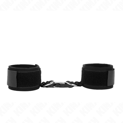 Retenções de Pulso Neoprene Hook&Loop Preto Ajustáveis 22-34 CM