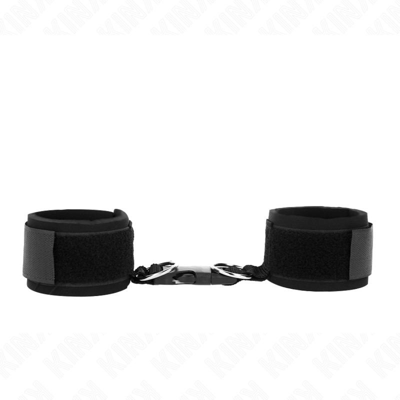 Retenções de Pulso Neoprene Hook&Loop Preto Ajustáveis 22-34 CM