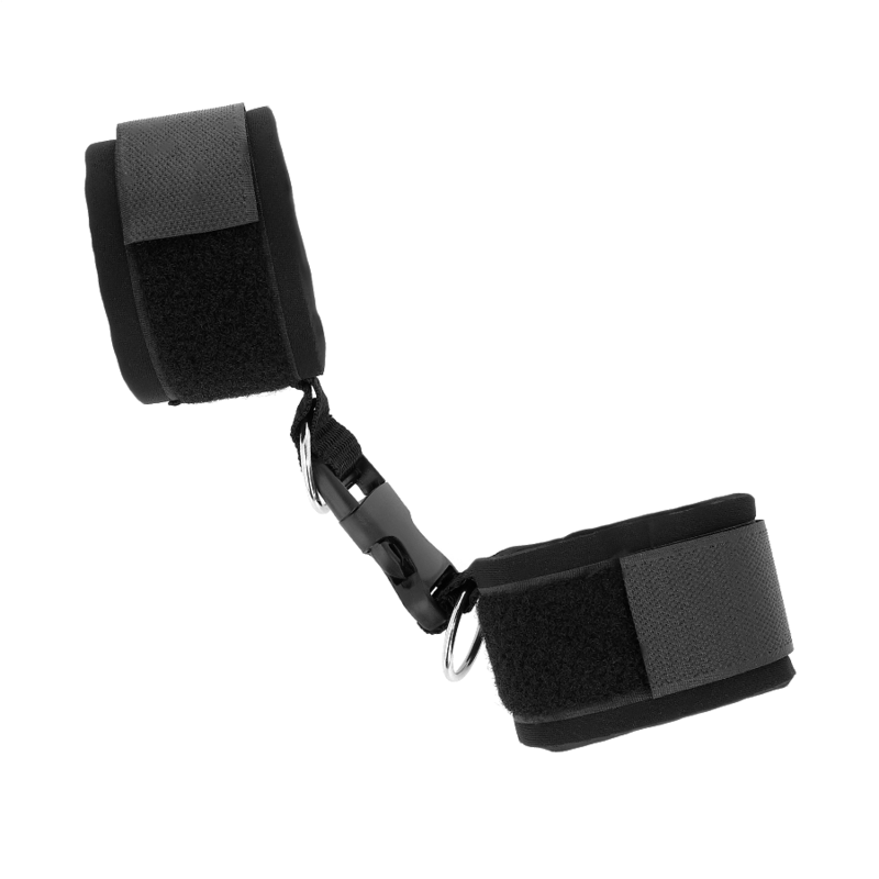 Retenções de Pulso Neoprene Hook&Loop Preto Ajustáveis 22-34 CM