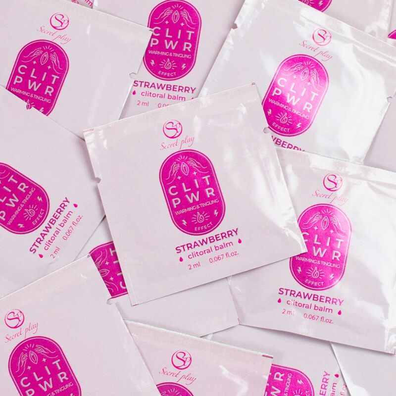 SECRETPLAY Lubrificante Sabor Morango Dose Única 2ml para prazer íntimo e massagem