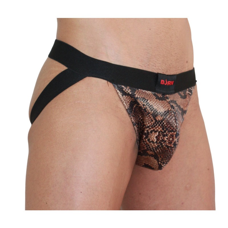 Jockstrap Snake Preto Masculino Confortável