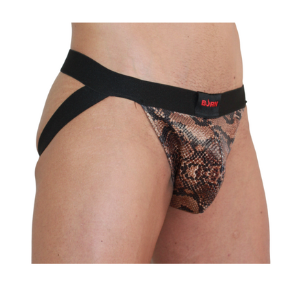Jockstrap Snake Preto Masculino Confortável