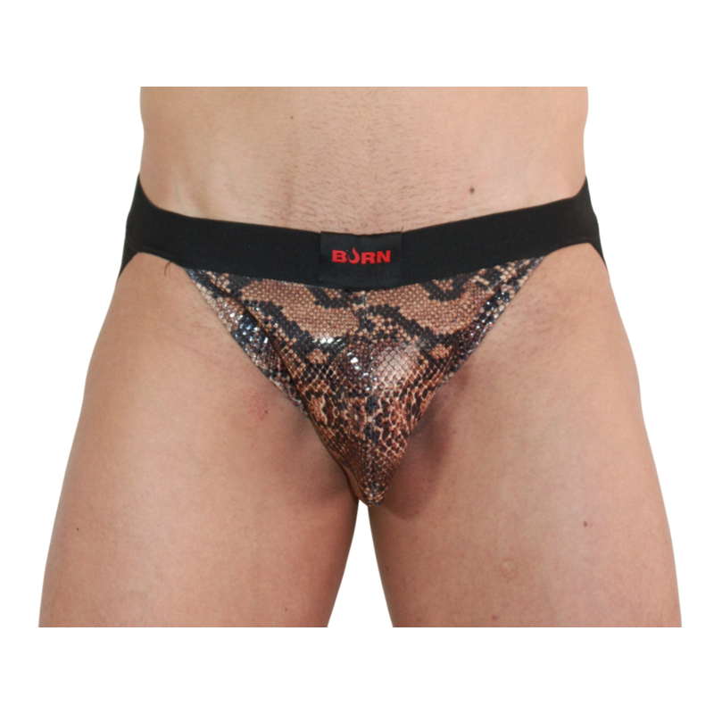 Jockstrap Snake Preto Masculino Confortável