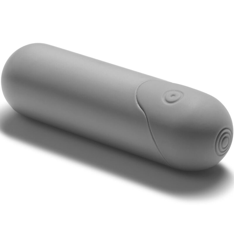 Vibrador Bullet BIJOUX Melhor Que Seu Ex com 10 Vibrações Cinza para prazer intenso.