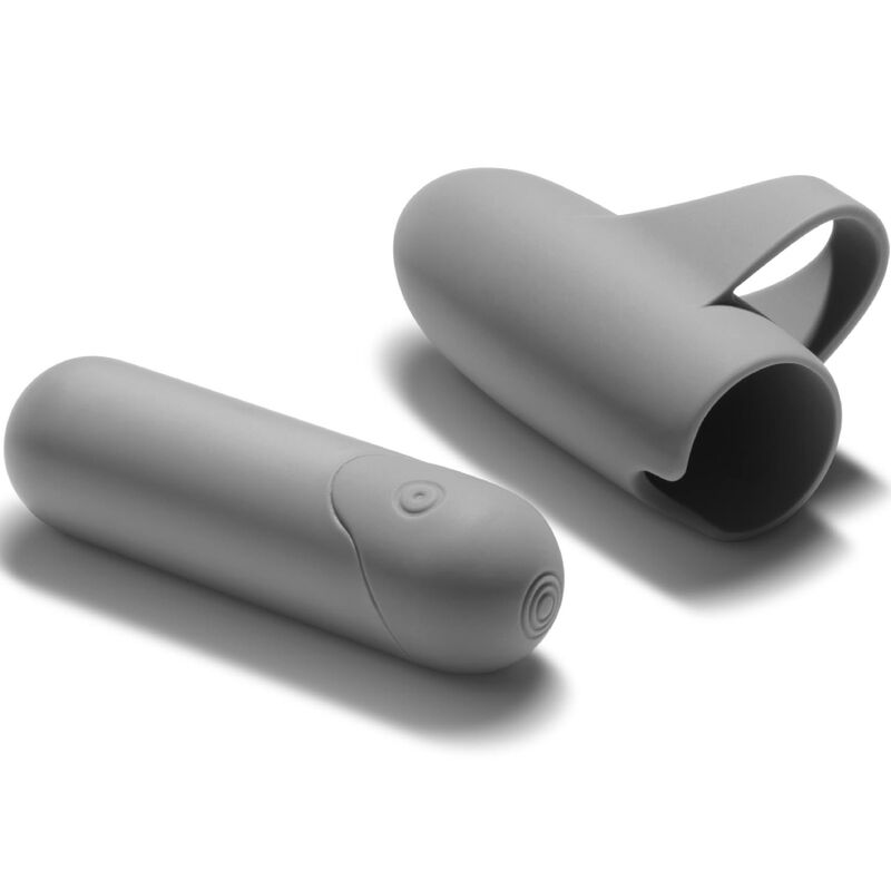 Vibrador Bullet BIJOUX Melhor Que Seu Ex com 10 Vibrações Cinza para prazer intenso.
