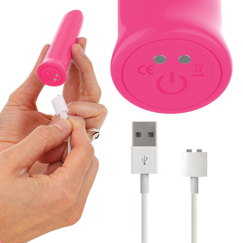 INTENSE Todrick Bala Vibratória Rosa para Estimulação Clitoriana, vista geral do produto compacto.