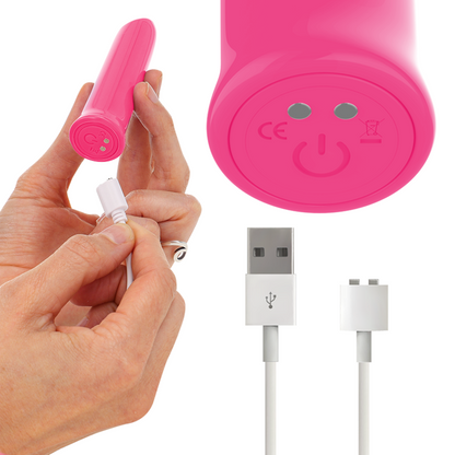 INTENSE Todrick Bala Vibratória Rosa para Estimulação Clitoriana, vista geral do produto compacto.