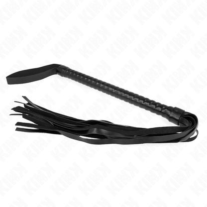 KINK Chicote de Cabo Longo BDSM 60 cm para sessões de dominação e submissão.