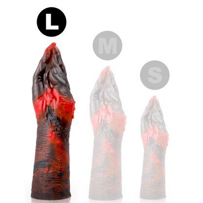 EPIC Dildo Lilith Silicone Líquido Grande, detalhe da textura e formato.