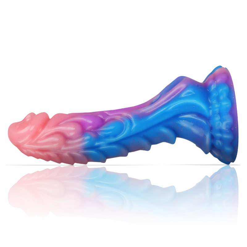 Dildo EPIC Ashtar com design humanoide extraterrestre, feito de silicone líquido.