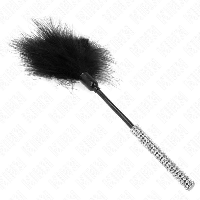 PENAS DE CÓCEGAS COM CABO DE Strass 27 CM