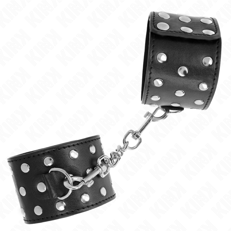 Retenções de Pulso Punk Ajustáveis 19-24 CM x 5,5 CM