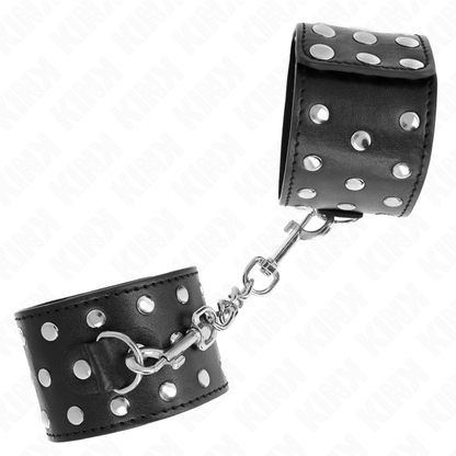 Retenções de Pulso Punk Ajustáveis 19-24 CM x 5,5 CM