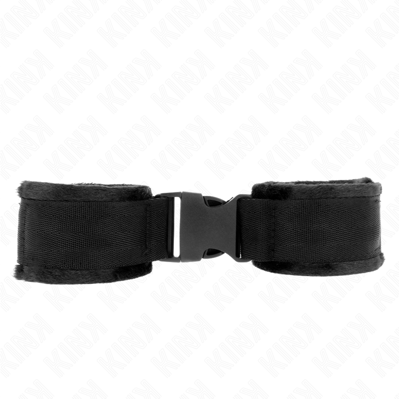Retenções de Pulso Nylon Hook&Loop Vermelho-Preto Ajustáveis 25-35cm