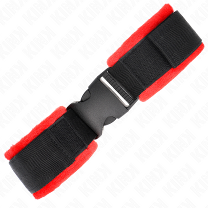 Retenções de Pulso Nylon Ajustáveis Hook&Loop Preto 25-35cm