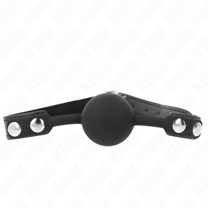 Mordaça de bola de silicone KINK 4 CM para jogos BDSM