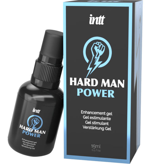 INTT Gel Estimulante Hard Man Power, para intensificar o prazer e a libido masculinos.
