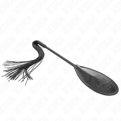 KINK Paleta de Borla Curta Love&Sexy para jogos BDSM e estimulação tátil.