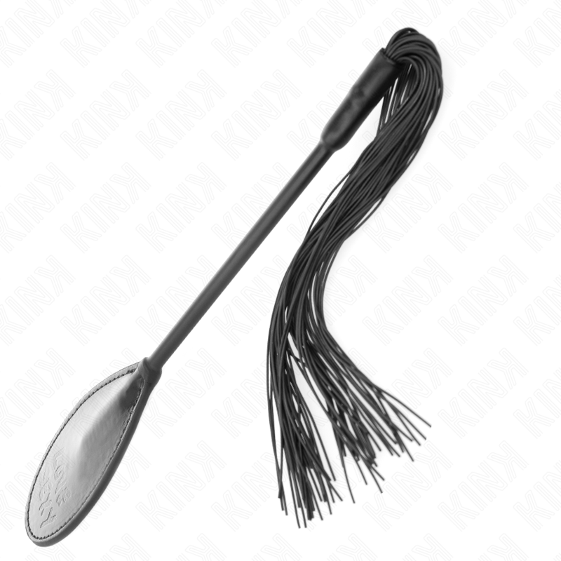 KINK Paleta de Borla Curta Love&Sexy para jogos BDSM e estimulação tátil.