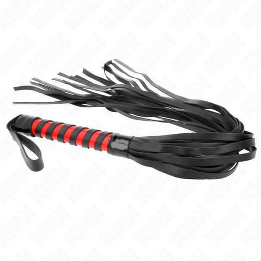 KINK Chicote Riscas Longas 70cm BDSM para jogos de dominação e submissão