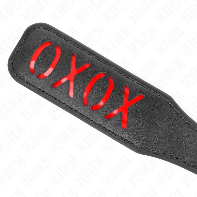 KINK Paleta de Canto Redondo XOXO 32x6cm para jogos de impacto BDSM