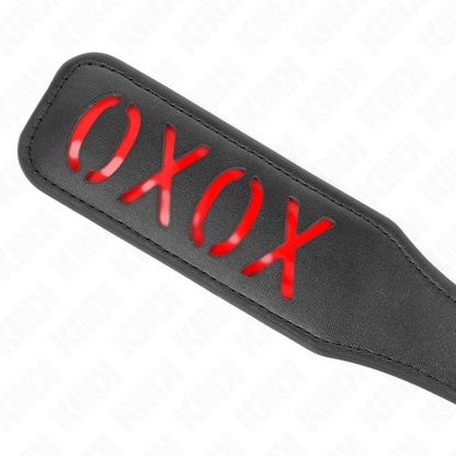 KINK Paleta de Canto Redondo XOXO 32x6cm para jogos de impacto BDSM