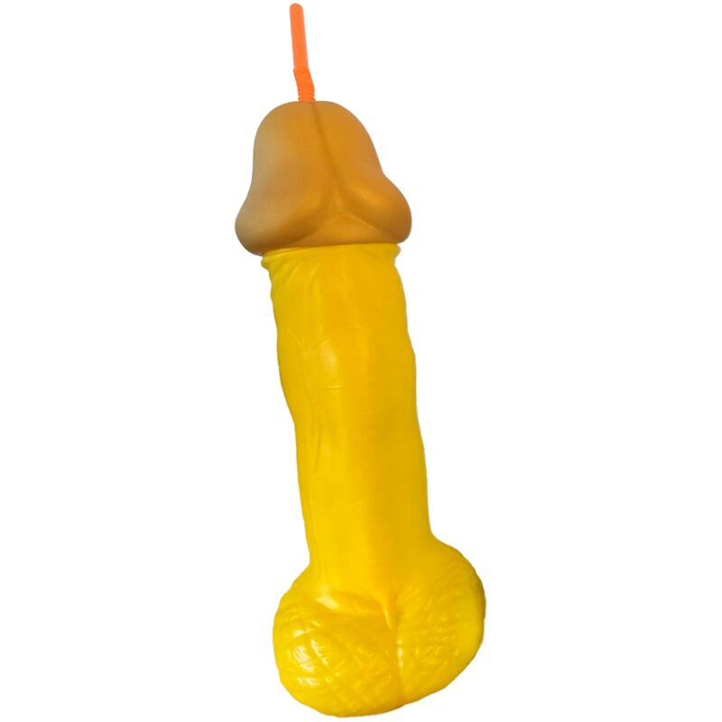 Copo Divertido em Formato de Pénis Amarelo