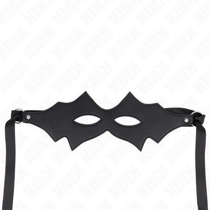 Máscara Facial de Gato KINK para BDSM e Roleplay, detalhe de design.