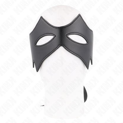 Máscara Facial de Gato KINK para BDSM e Roleplay, detalhe de design.
