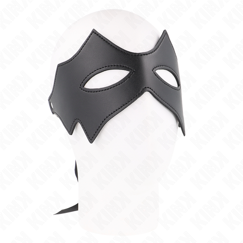 Máscara Facial de Gato KINK para BDSM e Roleplay, detalhe de design.