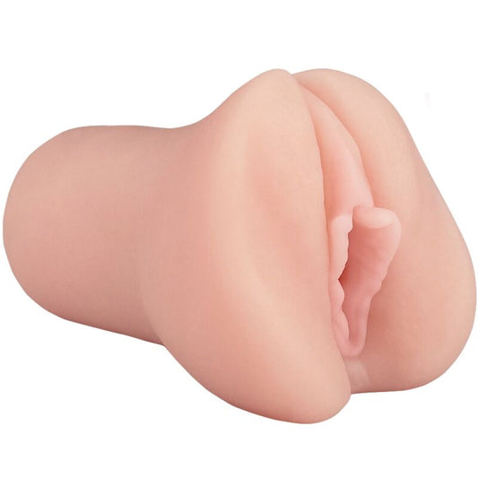 Close-up do Masturbador Masculino ALIVE Flex Vaginal Realista M, mostrando sua textura e abertura.