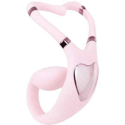 Vibrador Adrien Lastic Couple Secrets II de dupla estimulação rosa com controlo via app