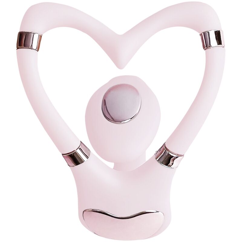 Vibrador Adrien Lastic Couple Secrets II de dupla estimulação rosa com controlo via app