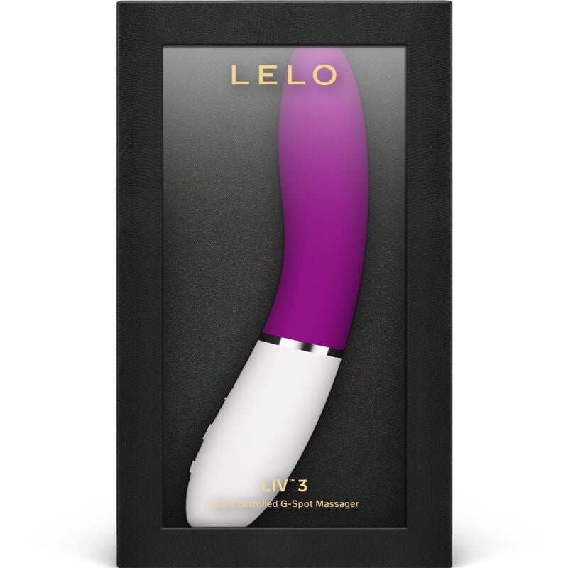 Detalhe do Vibrador LELO LIV™ 3 Ponto G em rosa, mostrando o design ergonómico e o silicone macio.