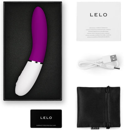 Detalhe do Vibrador LELO LIV™ 3 Ponto G em rosa, mostrando o design ergonómico e o silicone macio.